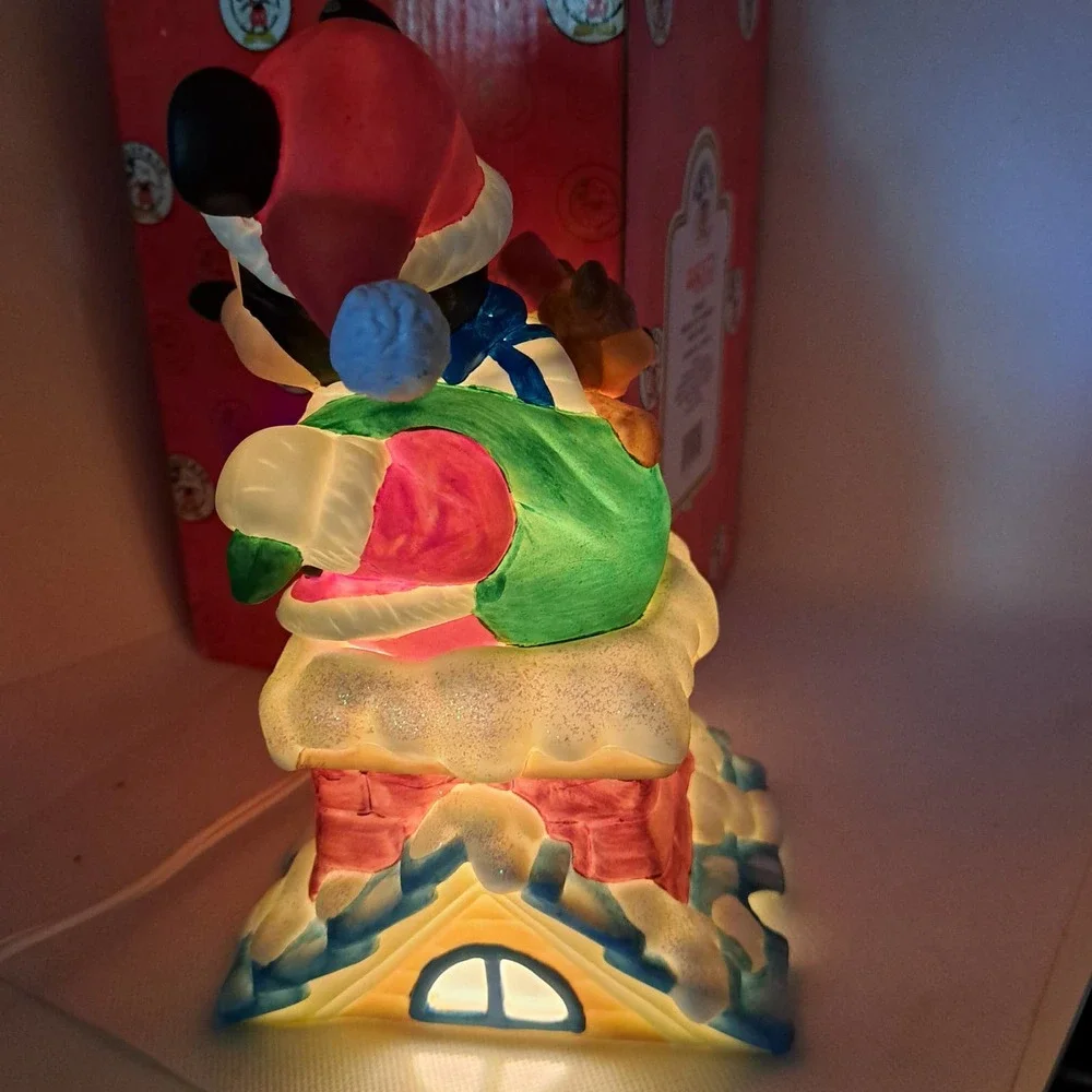 EXTREMELY RARE NIB ENESCO 8-inch PERFECT Mickey Mouse Ceramic Night Light